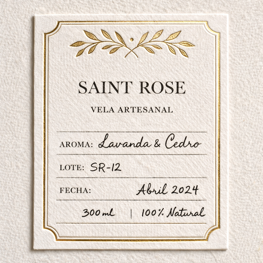 Etiquetas Premium de Papel Algodón 120 g | Personalizables para Velas, Conservas y Vinos