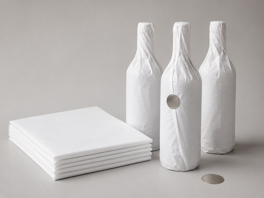 KIT Papel Seda Blanco + Medalla para Cierre de Embolsado