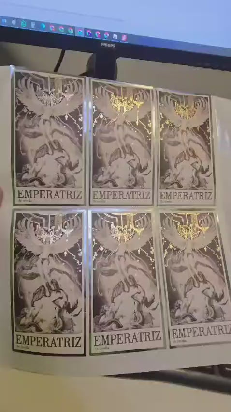 Mockup / Prueba real de impresión de etiquetas